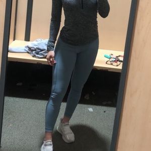 Blue 90 Degree Leggings with pockets